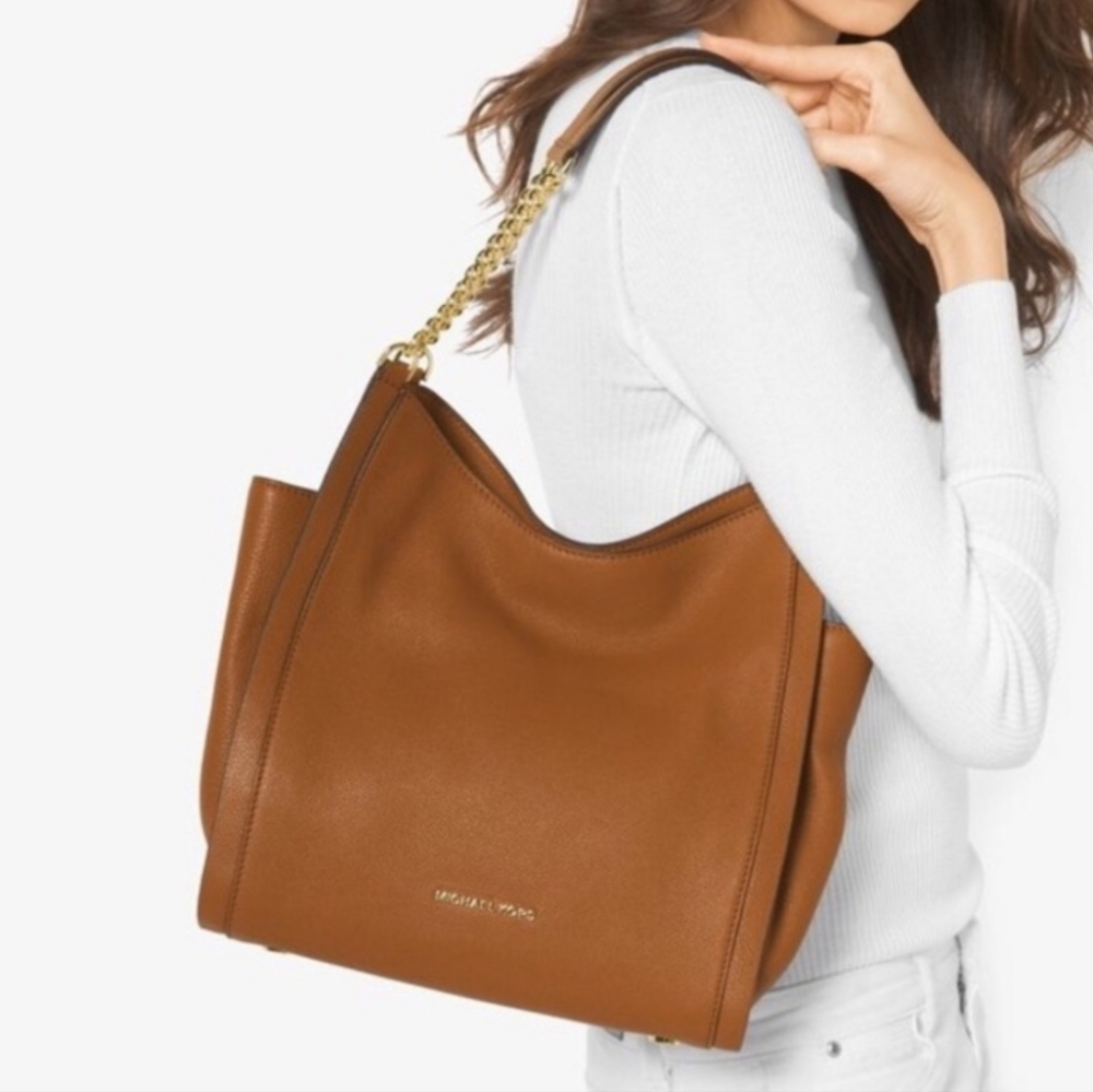 Michael Kors  Brown Large Shoulder Bag with Classic Design